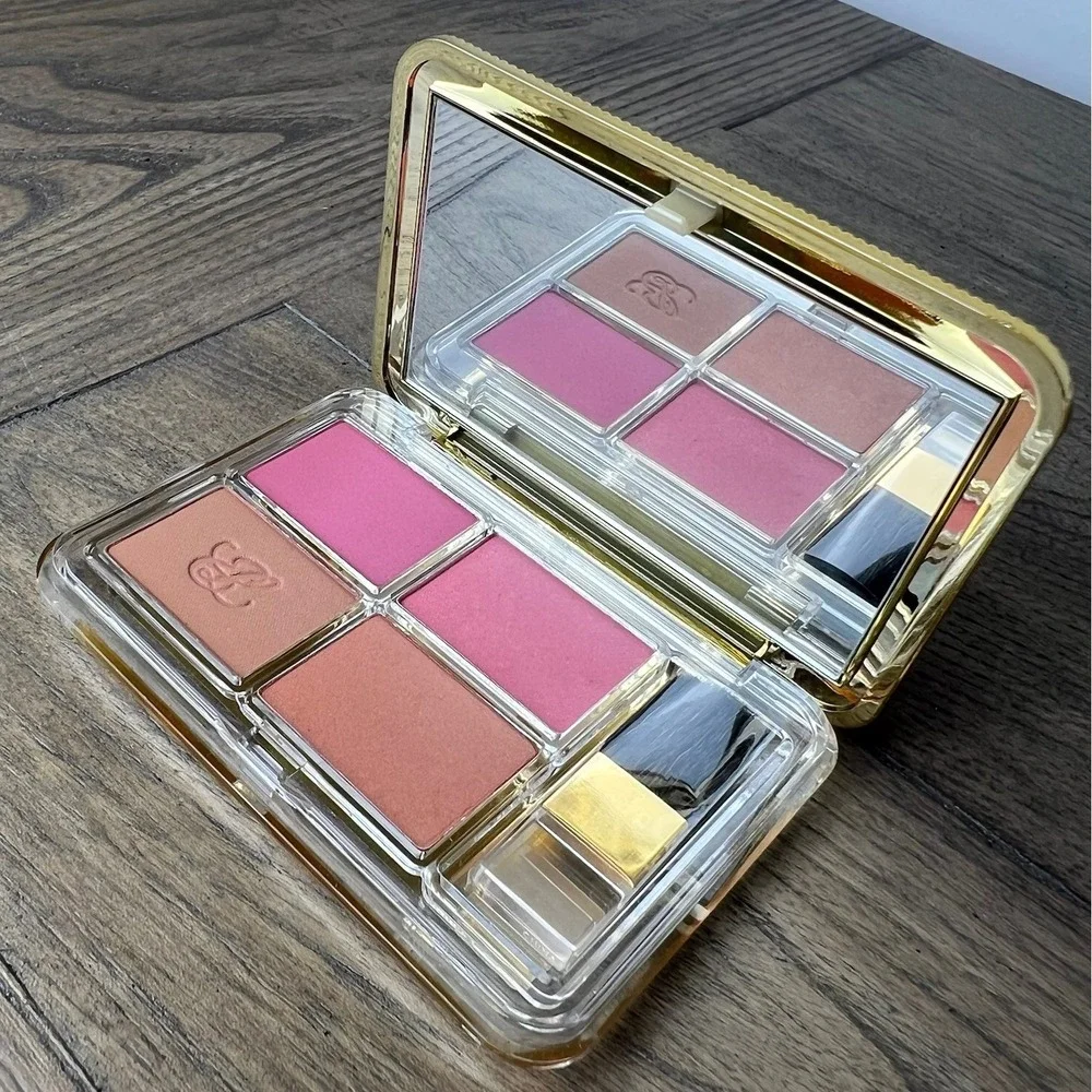 Estee Lauder Deluxe All Over Face Compact Blush Pink Bronze Goddess Bronzer